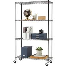 Trinity 4-Tier Basics Wire Rack Shelving System