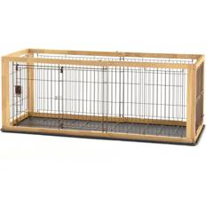 Richell Expandable Pet Crate, 62.2" L X 24.6" W X