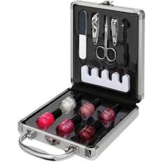 Technic nail beauty case manicure gift set varnish scissors