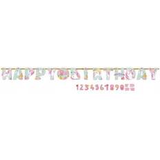 Amscan birthday banner unicorn 320 cm customizable