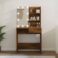 vidaXL Smoked oak Dressing Table