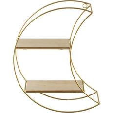 Gold Storage Sass & Belle Celestial Moon Shelf