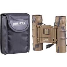Mil-Tec foldable binocular gen ii 10x25 travel pouch small practical desert