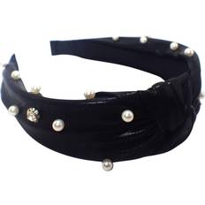 Topkids Accessories Metallic Diamante Pearl Alice Bands