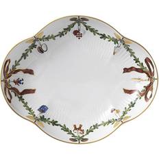 Royal Copenhagen Star Fluted Christmas Serving Dish