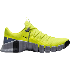 Quick Lacing System Gym & Training Shoes Nike Free Metcon 5 M - Volt/Wolf Grey/Black/Diffused Blue