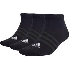 Adidas Underwear on sale adidas Thin and Light Sportswear Low-Cut Socks 3-pack - Black/White