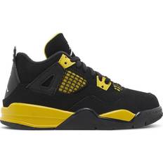 Kids jordan 4 Nike Air Jordan 4 Retro Thunder PS - Black/White/Tour Yellow