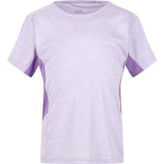 Regatta Kid's Takson III Marl Active T-shirt - Pastel Lilac/Light Amethyst (RKT121-SWB)