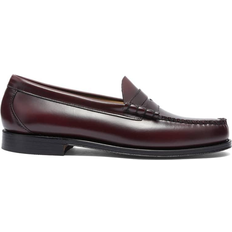Red Loafers G.H. Bass Larson Weejuns Moc Penny - Wine