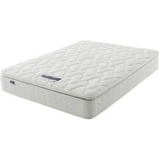 Single Beds Mattresses Silentnight Miracoil Pillowtop Single Coil Spring Matress 90x190cm