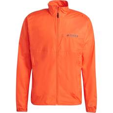 Adidas L - Men - Outdoor Jackets adidas Terrex Multi Wind Jacket - Semi Impact Orange