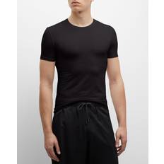 Ermenegildo Zegna Men's Slim Fit Micromodal Crewneck T-shirt - Black