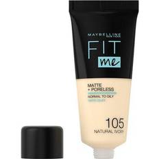 Maybelline Base Makeup Maybelline Fit Me Matte + Poreless Foundation #105 Natural Ivory