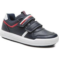 Geox Boys Arzach Boys Trainer, Navy, Younger