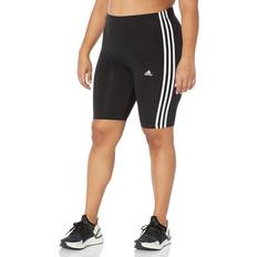 Adidas Plus Essentials 3-Stripes Bike Shorts Black/white Black/white