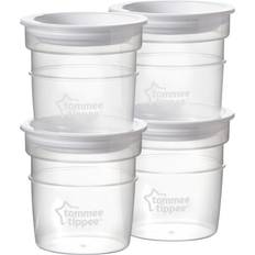 Tommee Tippee Milk Collection Tommee Tippee Closer to Nature Milk Storage Pots 4pcs