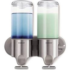 Silver Soap Holders & Dispensers Simplehuman Twin (BT1028)