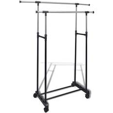 Casters Clothes Racks vidaXL Adjustable Clothes Rack 42x170cm