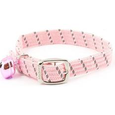 Ancol reflective softweave cat collar pink 2