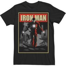 Marvel Men's iron man shadow poster t-shirt