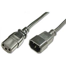 Fairline 2m iec mains extension cable iec c13 socket to c14 plug