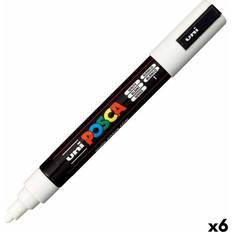 Paint marker Uni Posca PC-5M white 1,8-2,5m. [Levering: 1-2 dage.]
