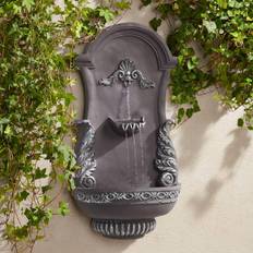 John Timberland Tivoli Rustic Outdoor Water Fountain 2-Tiered Ornate