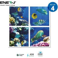 ENER-J Marine led Panel 3D version, 60x60cms Ceiling Flush Light