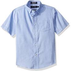 Spandex Shirts Children's Clothing Nautica Boys' Button Down Shirts 450 Ox Blue Oxford Button-Up Boys