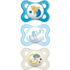 Mam 3pk Pacifier 0-6 Months Boy