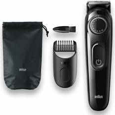 Braun bartschneider bt3324 beardtrimmer + organizer 2 stylingaufsätze nimh