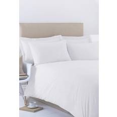 Charlotte Thomas Plain Dye 144 Count Duvet Cover White