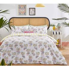 Cath Kidston Lemon Trees Thread Count Duvet Cover White, Yellow