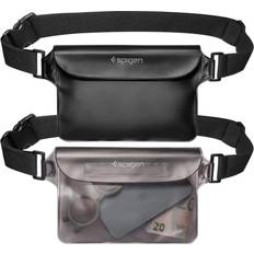 Plastic Bum Bags Spigen A620 Waterproof Case Aqua Shield Waist Bag 2-pack - Black