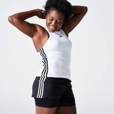 Adidas Women Tank Tops adidas Tr-es 3s Sleeveless T-shirt White Woman