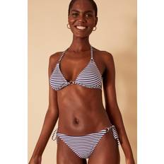 Accessorize Ring Detail Stripe Bikini Bottoms