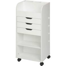 Honey Can Do 3-Drawer Rolling Craft Trolley Table