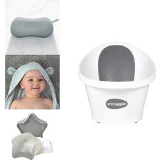Grey Baby Bathtubs Shnuggle Bath Bundle