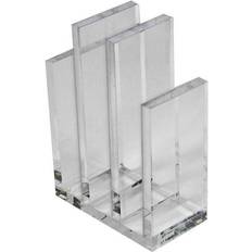 Azar Displays 255035 Clear Acrylic Bookend File Sorter File