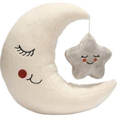 Lambs & Ivy Goodnight Moon and Star Plush Stuffed Toy Cream/Gray