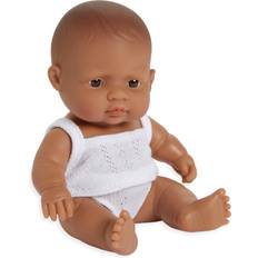 Miniland Educational Newborn Baby Doll Latin American Girl 21cm 8 2/8