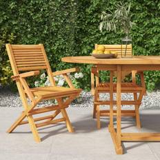 vidaXL Folding Garden Chairs 2