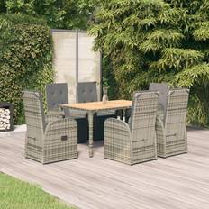 vidaXL 7 Garden Patio Dining Set