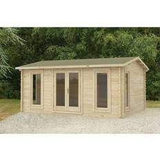 Forest Garden Rushock 5.0m 4.0m Log Cabin (Building Area )