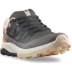 Salomon outrise gtx trailrunning schuh korallengrau damen