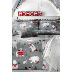 Bedlam Polar Bears Easy Duvet Cover Silver