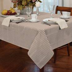 Alan Symonds Gingham Check Tablecloth Beige