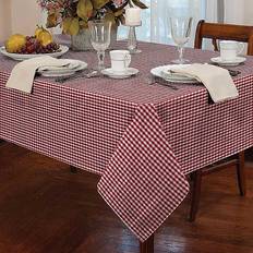 Red Cloths & Tissues Alan Symonds Gingham Tablecloth Red