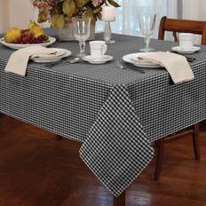 Gingham Tablecloth Black